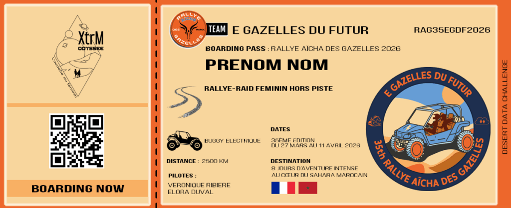 Boarding pass_E gazelles du Futur2